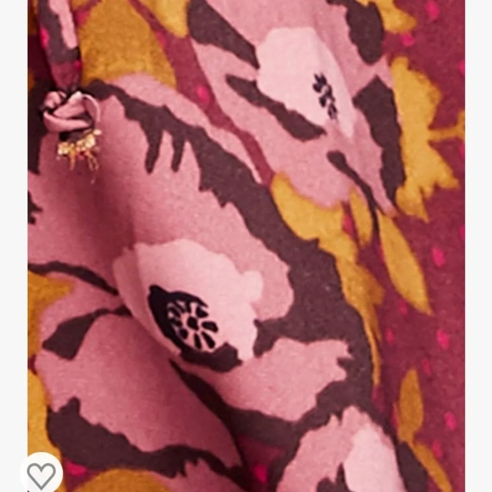 Free People Women’s Morning Light Floral Print Ruched Dress Size 2! - Picture 4 of 13